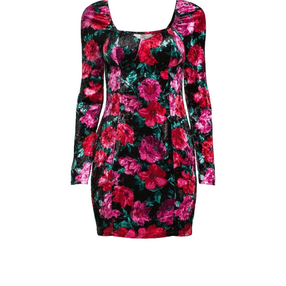 Madden NYC Junior’s Velvet Corset Bodycon Dress size M